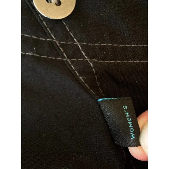 Novara Cycling Pants Crop Large Women's Capri Padded Liner Black Embroidered - Picture 16 of 16